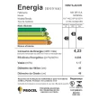 Ventilador de Coluna Mondial NVT-40C-8P-B Turbo 40CM 8 Pás Preto 127V 3799-01